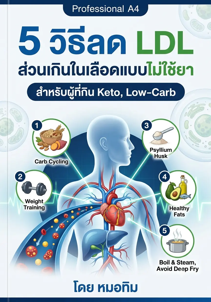 5 วิธีลด LDL ส่วนเกินในเลือดแบบไม่ใช้ยาสำหรับผู้ที่กิน Keto, Low-Carb